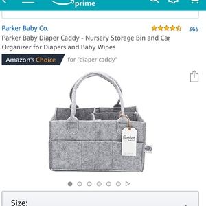 Parker Baby Diaper Caddy
